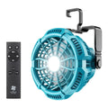 Portable Fan for Makita 18V Lithium-ion Battery Fan with 9W LED Work Light