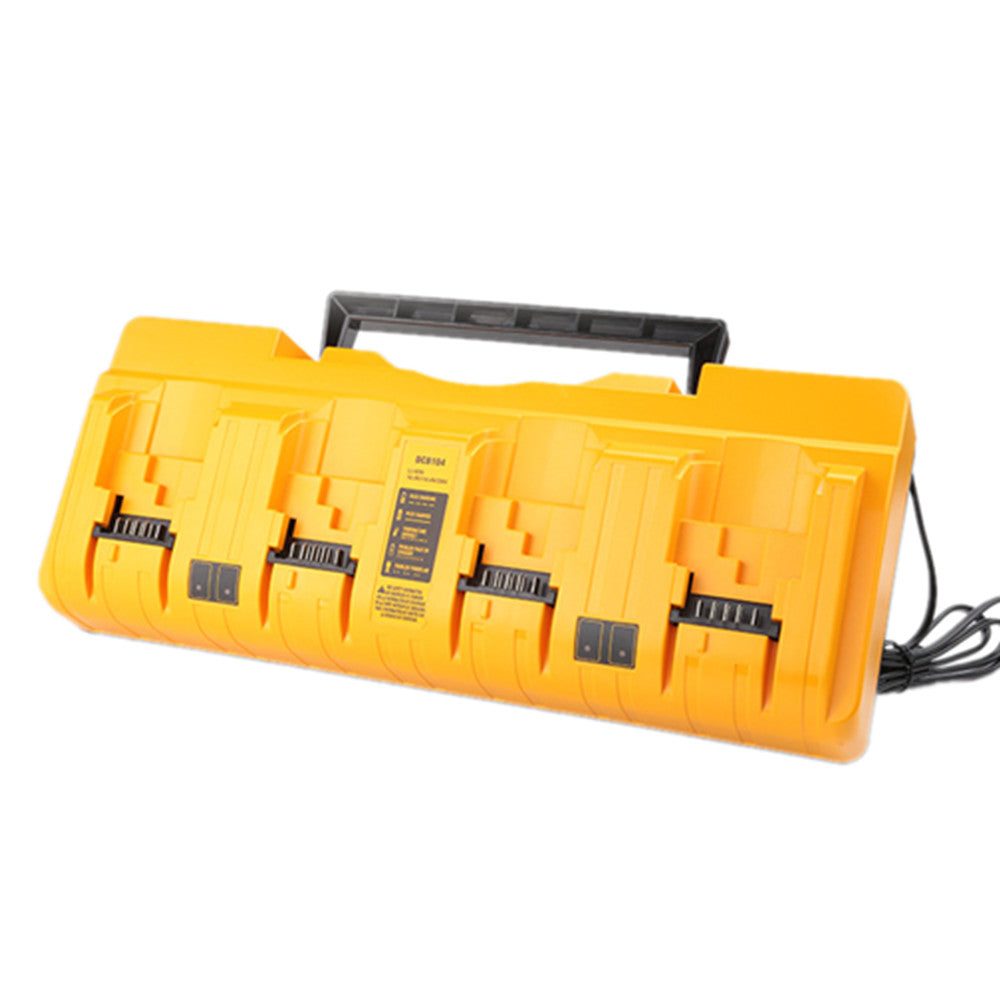 DCB104 Replacement Fast Charger for DeWalt 12V-18V Four-port Lithium Battery Simultaneously DCB204 DCB205 DCB127 DCB105