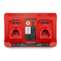2 ports For Milwaukee M12 Replacement 12V battery charger 48-11-2401, 48-11-2402, 48-11-2420, 48-11-2411,48-11-2412,M12B2,M12B4
